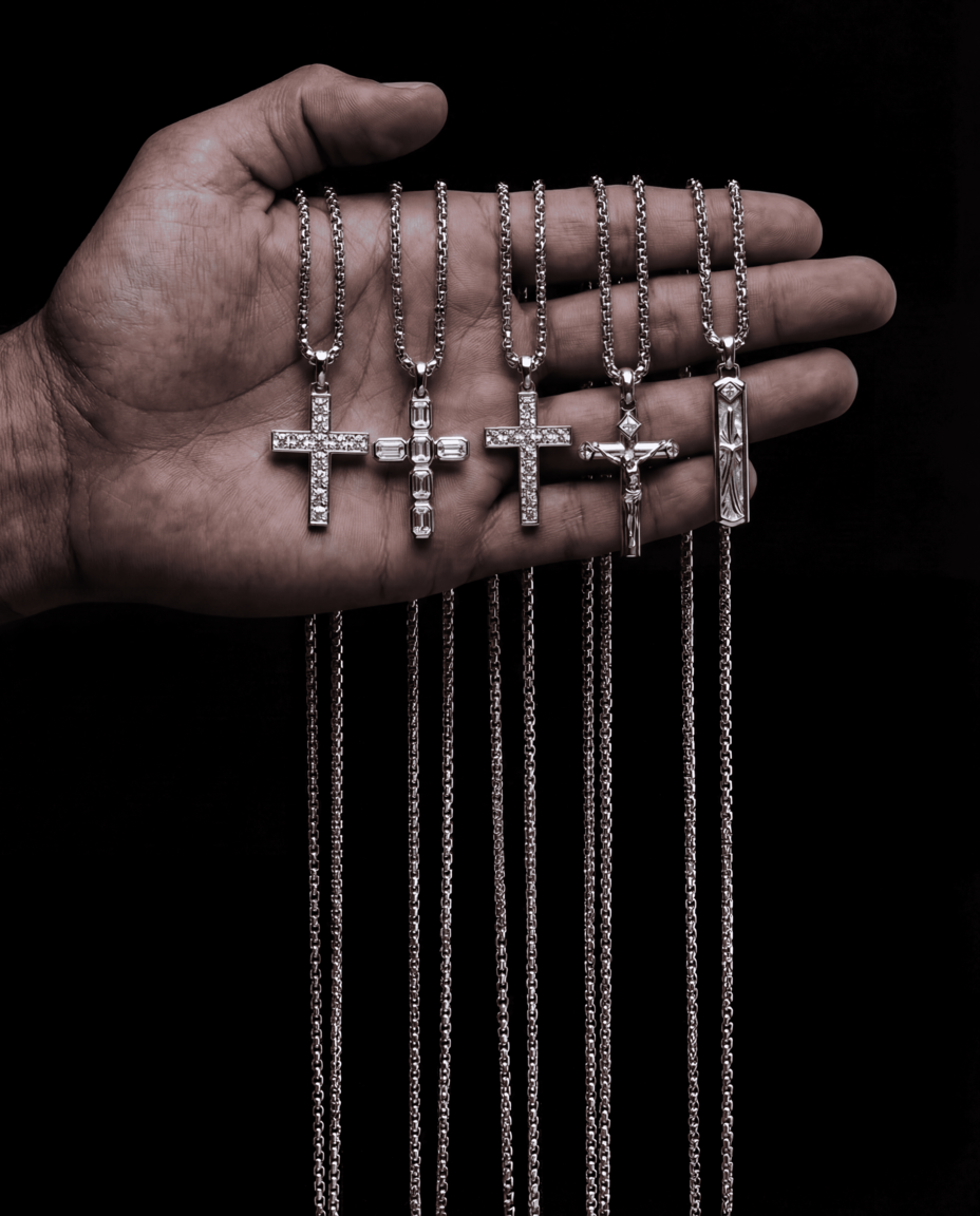 Emerald Cross Pendant