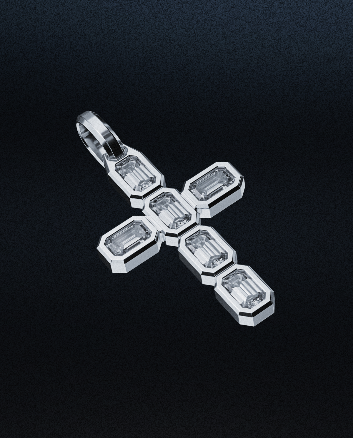 Emerald Cross Pendant