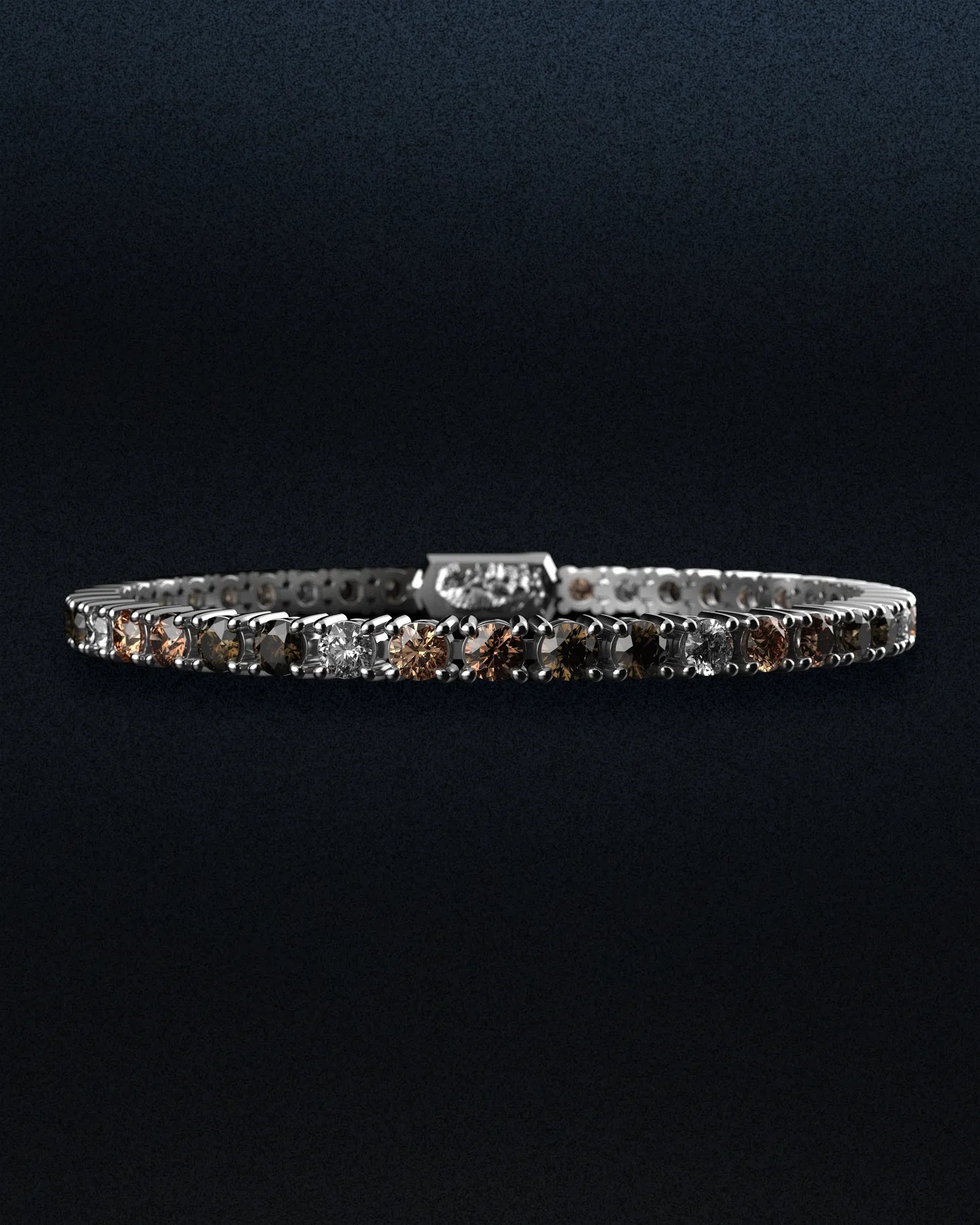 4mm Human Race Tennis Bracelet