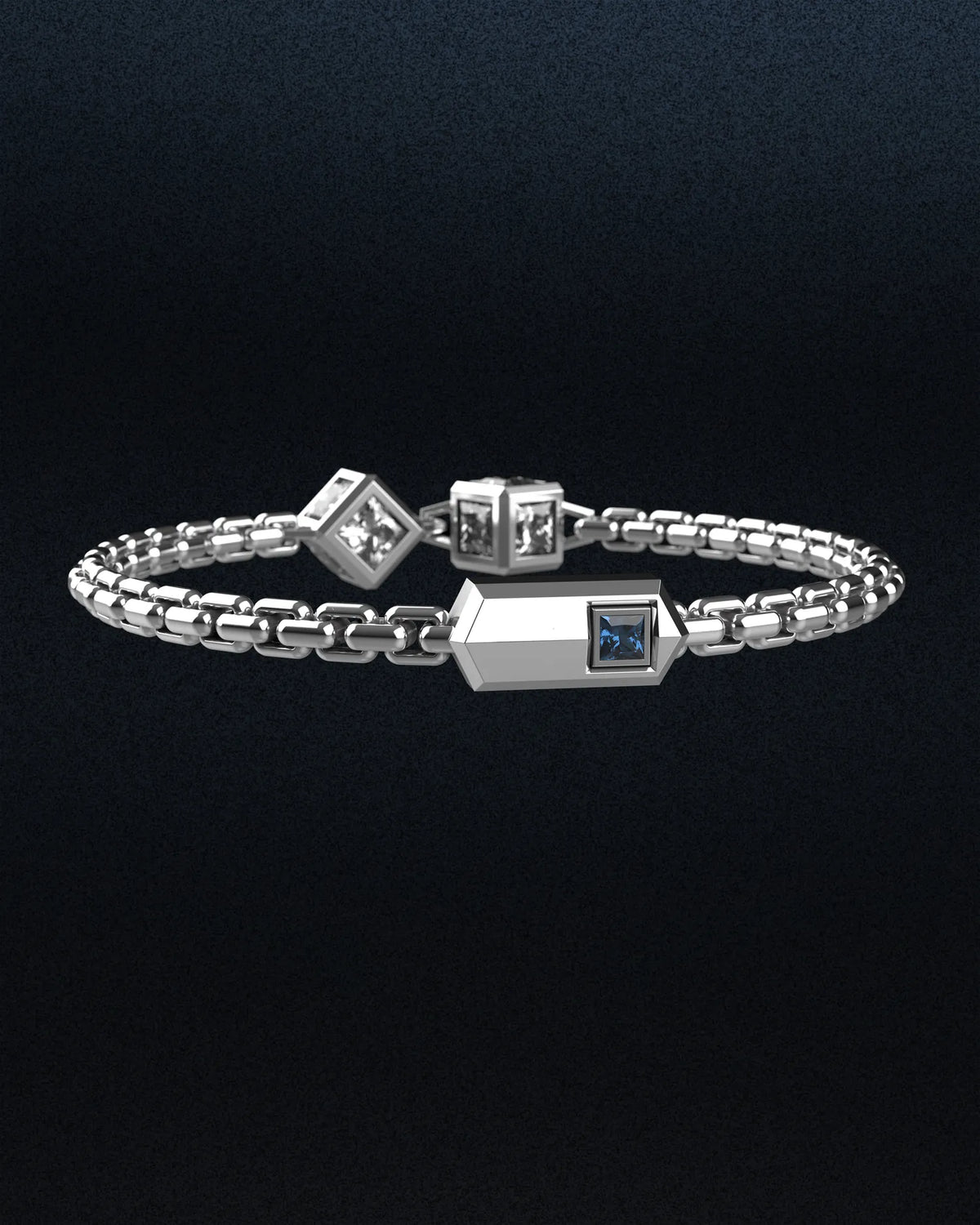 Double Monarch Cube Bracelet
