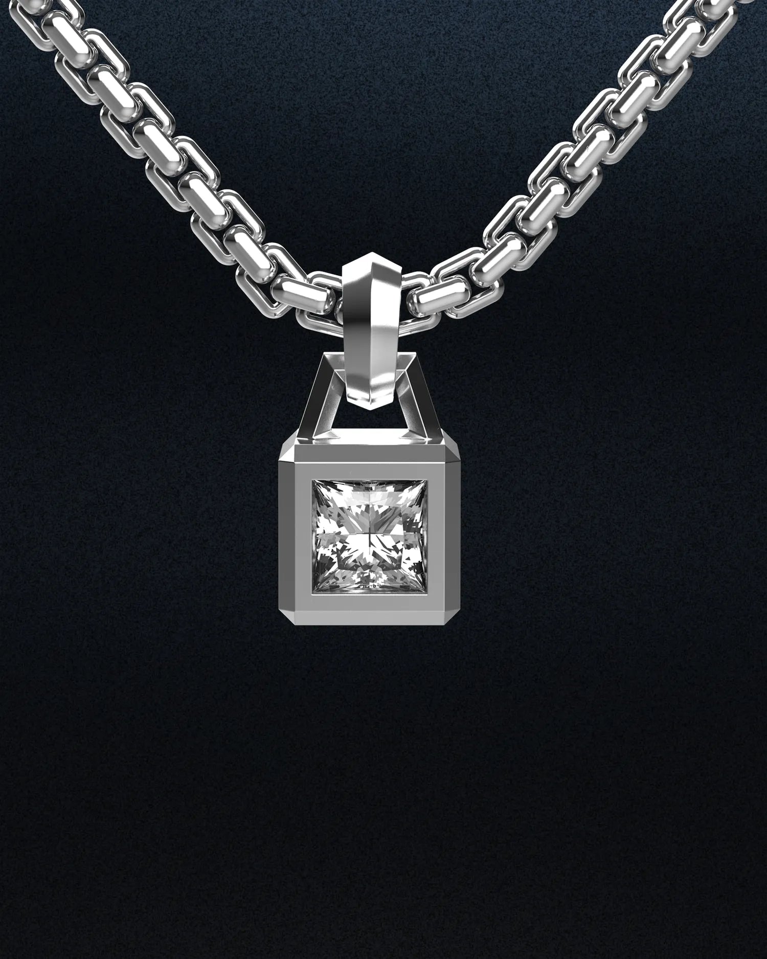 Monarch Cube Pendant