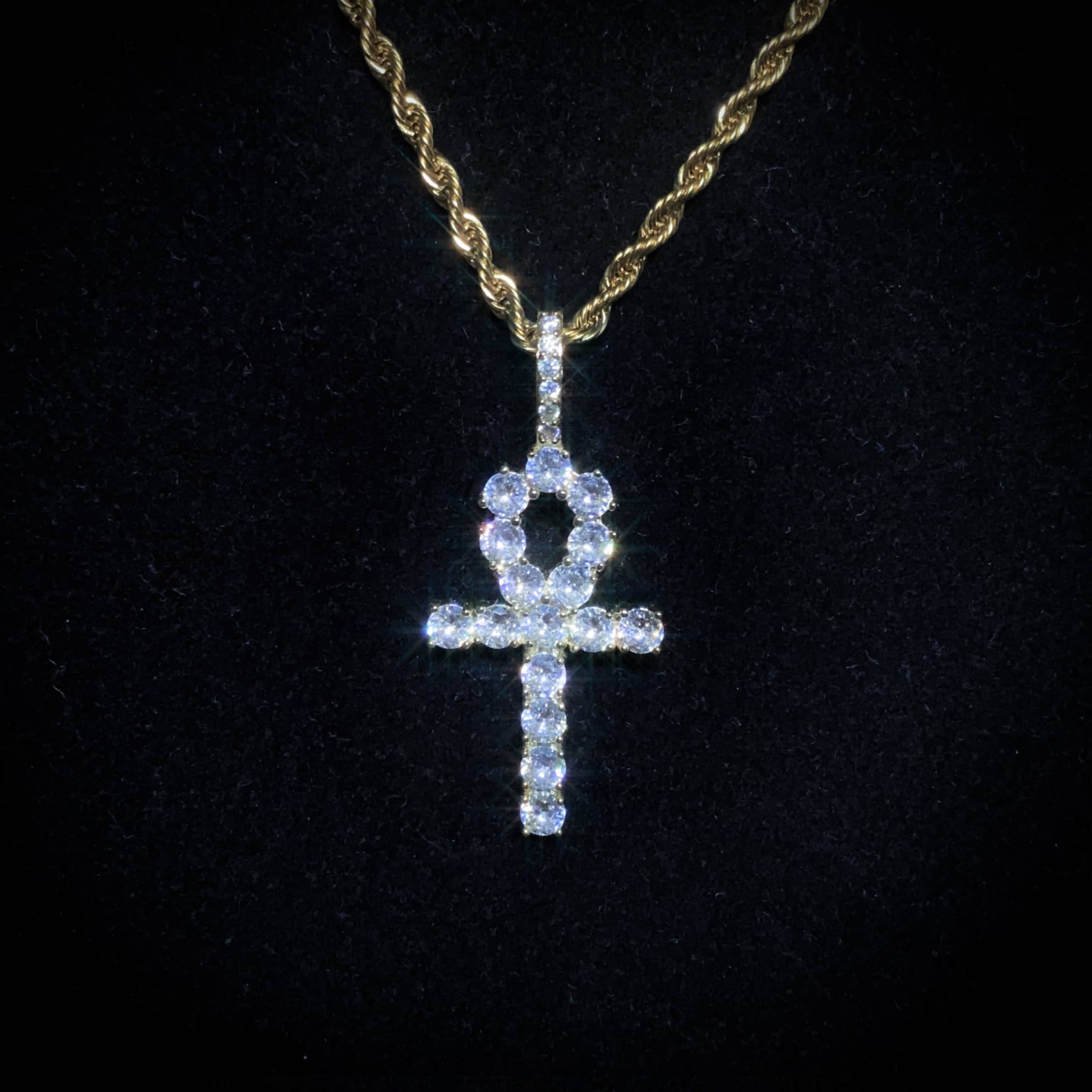 Diamond Ankh Pendant | Ice Mob