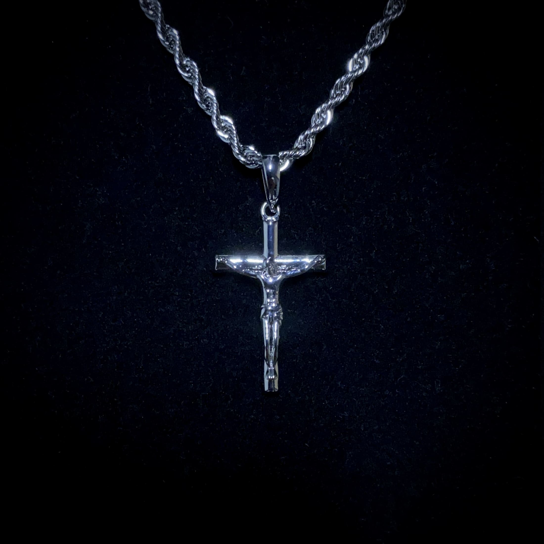 Golden Crucifix Pendant | Ice Mob