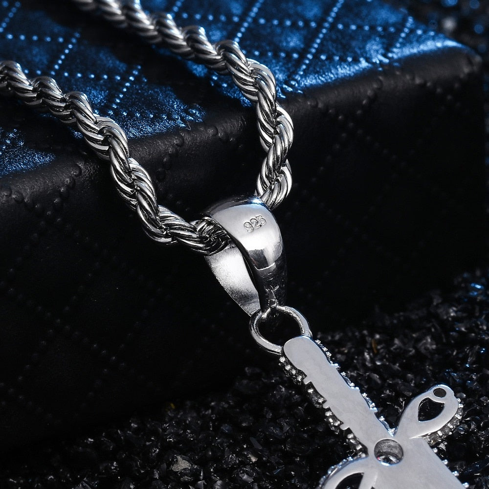 925 Sterling Silver Knife Pendant