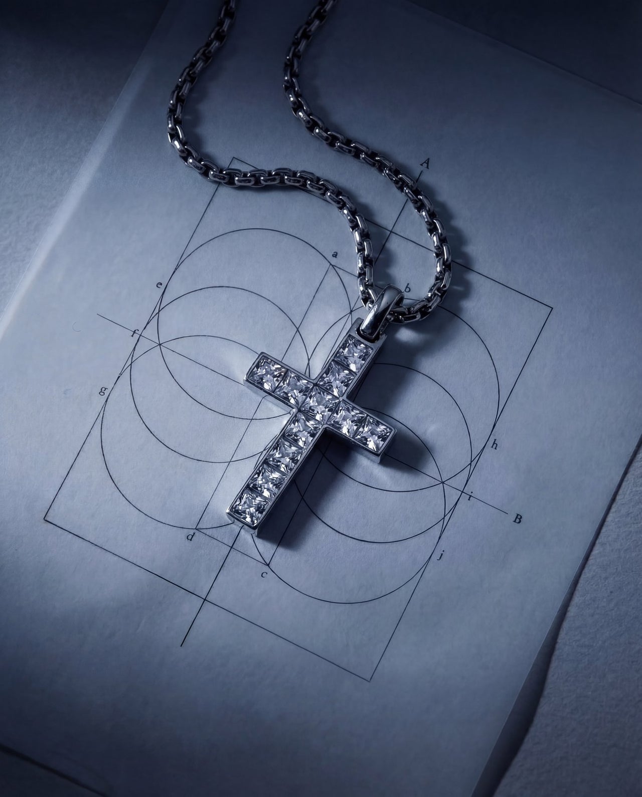 Square Cross Pendant