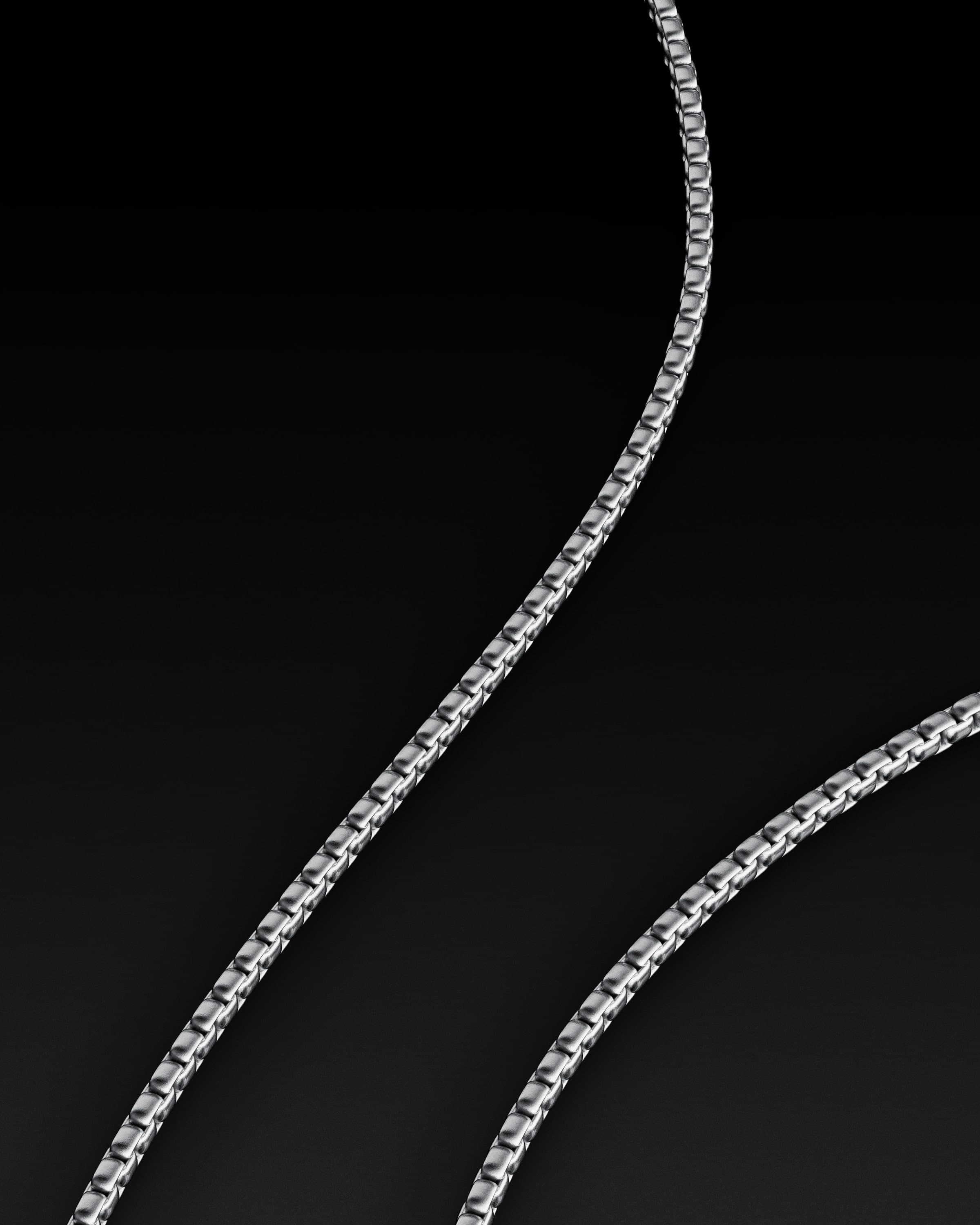 Silver 2mm Box Chain