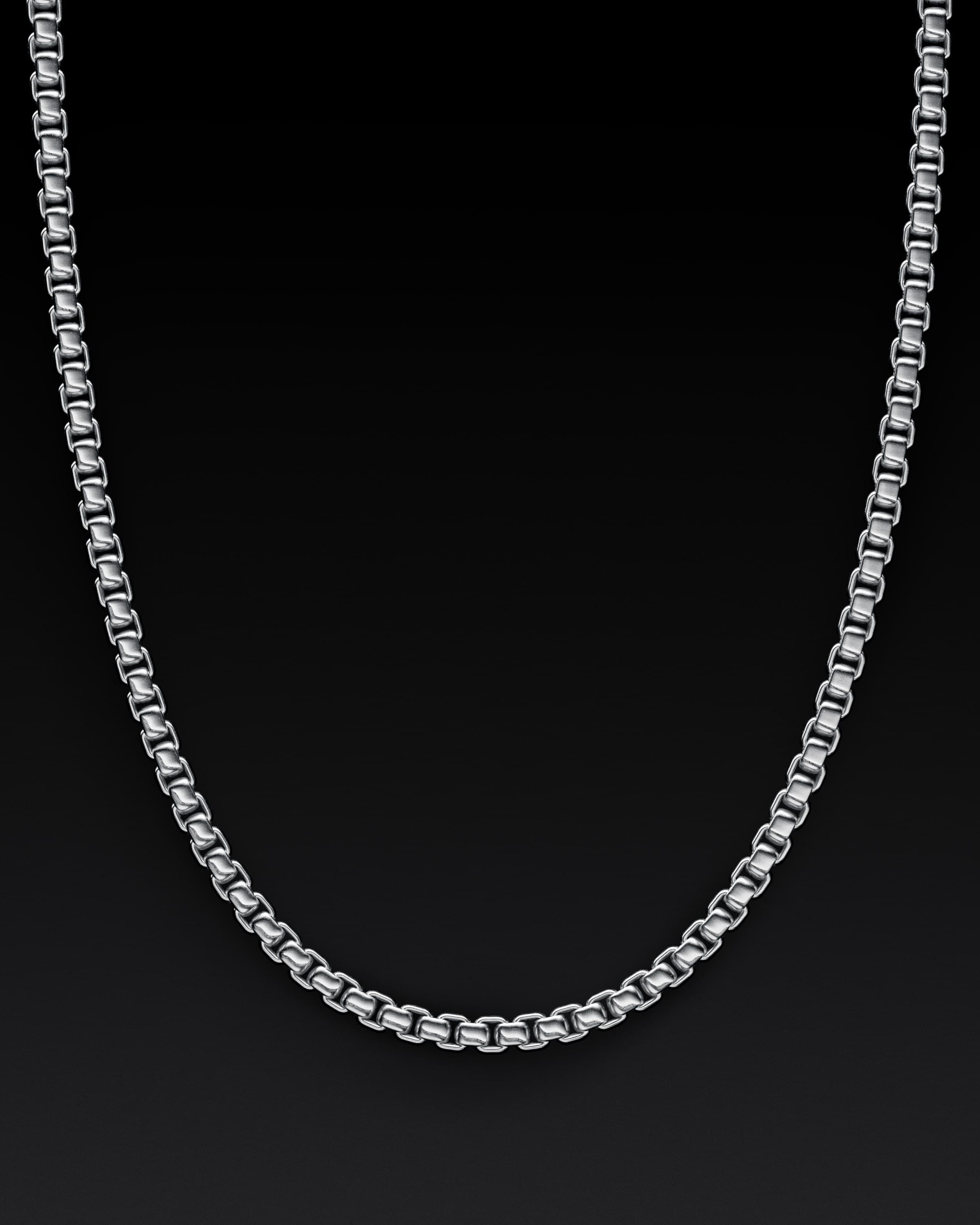 Silver 3mm Box Chain