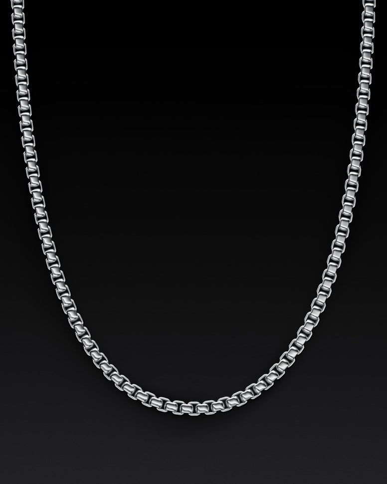 Silver 3mm Box Chain