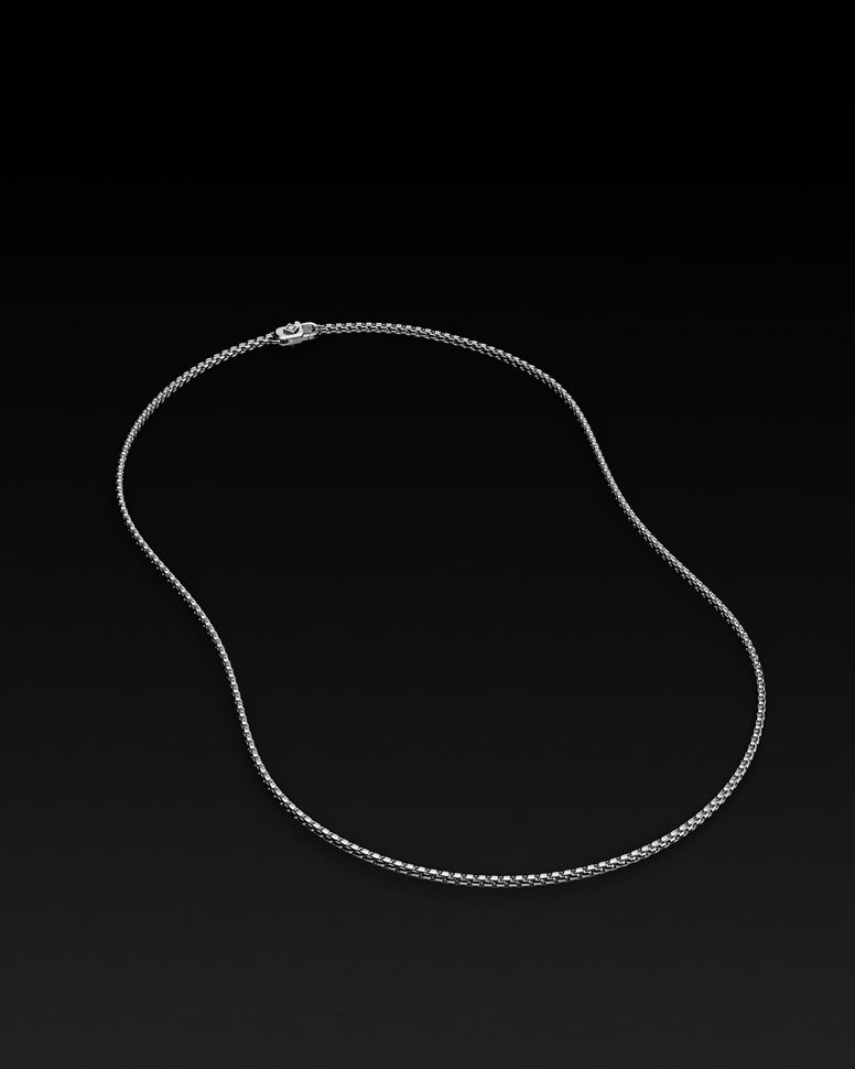 Silver 3mm Box Chain