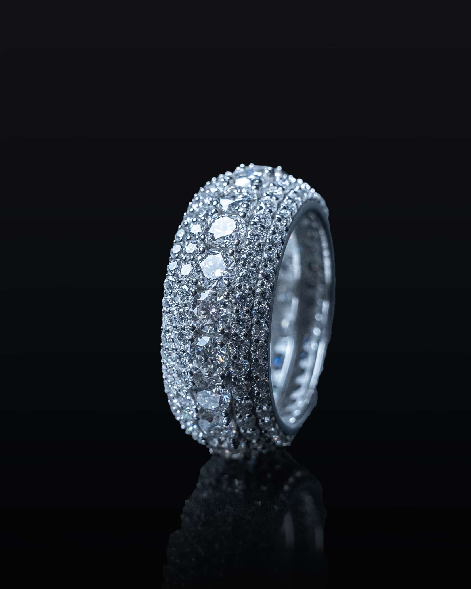 Moissanite Eternity Ring