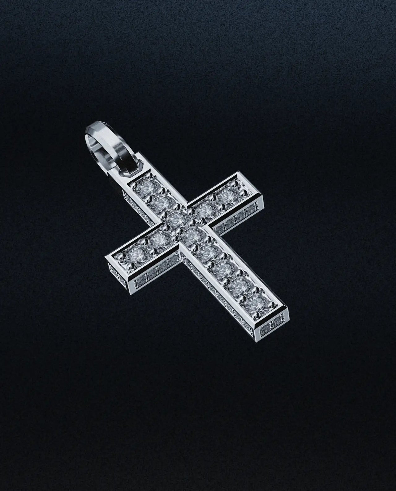 Pavé Cross Pendant