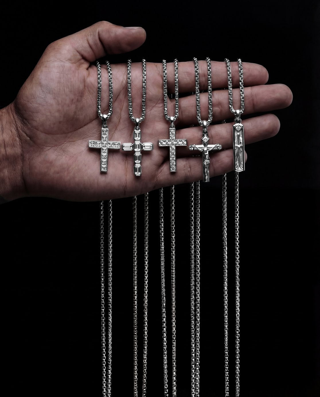 Square Cross Pendant