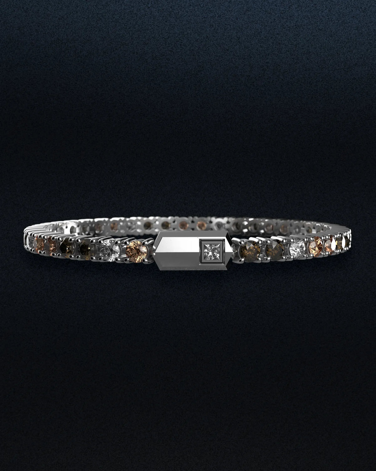 4mm Human Race Tennis Bracelet