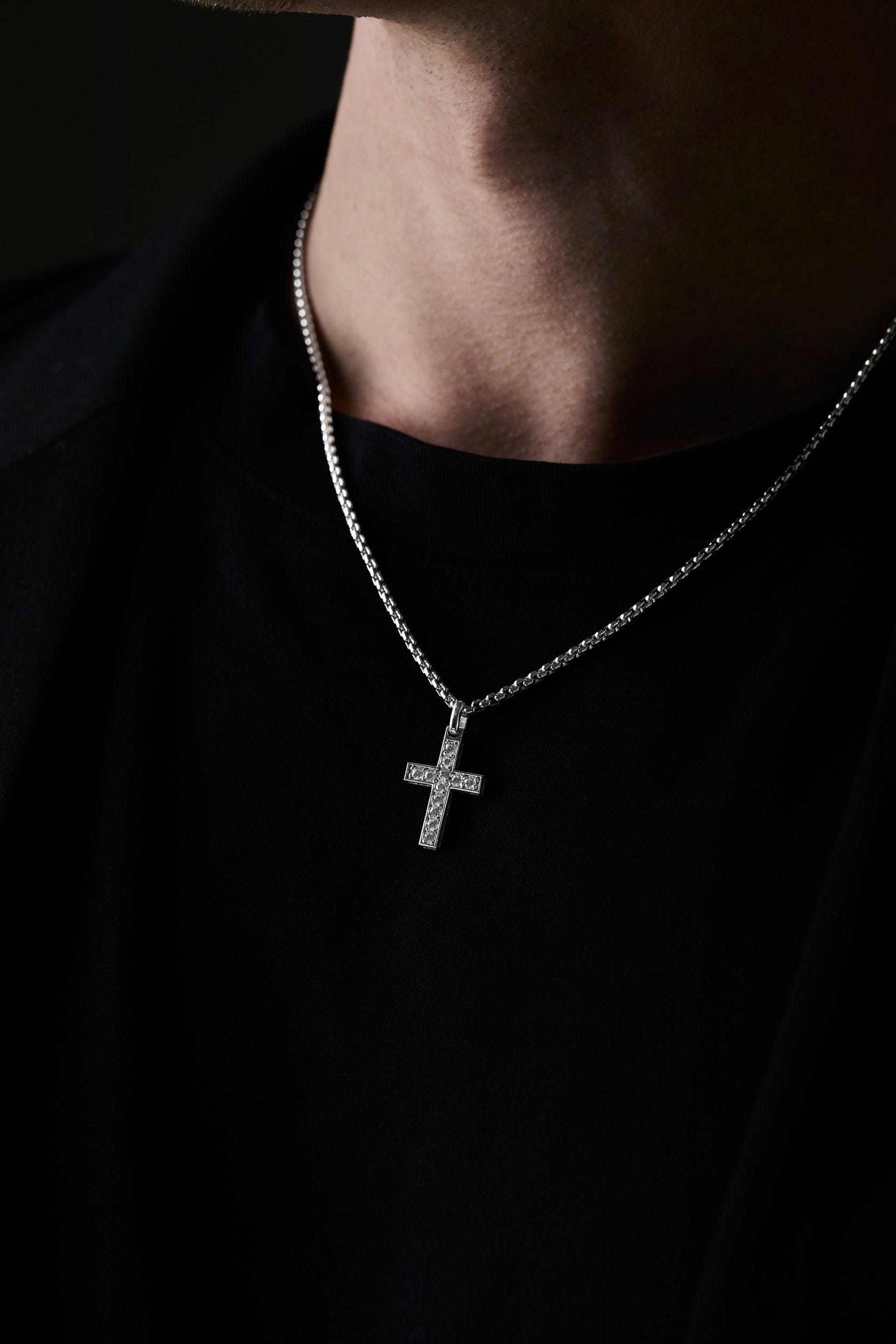 Pavé Cross Pendant