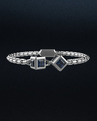 Double Monarch Cube Bracelet