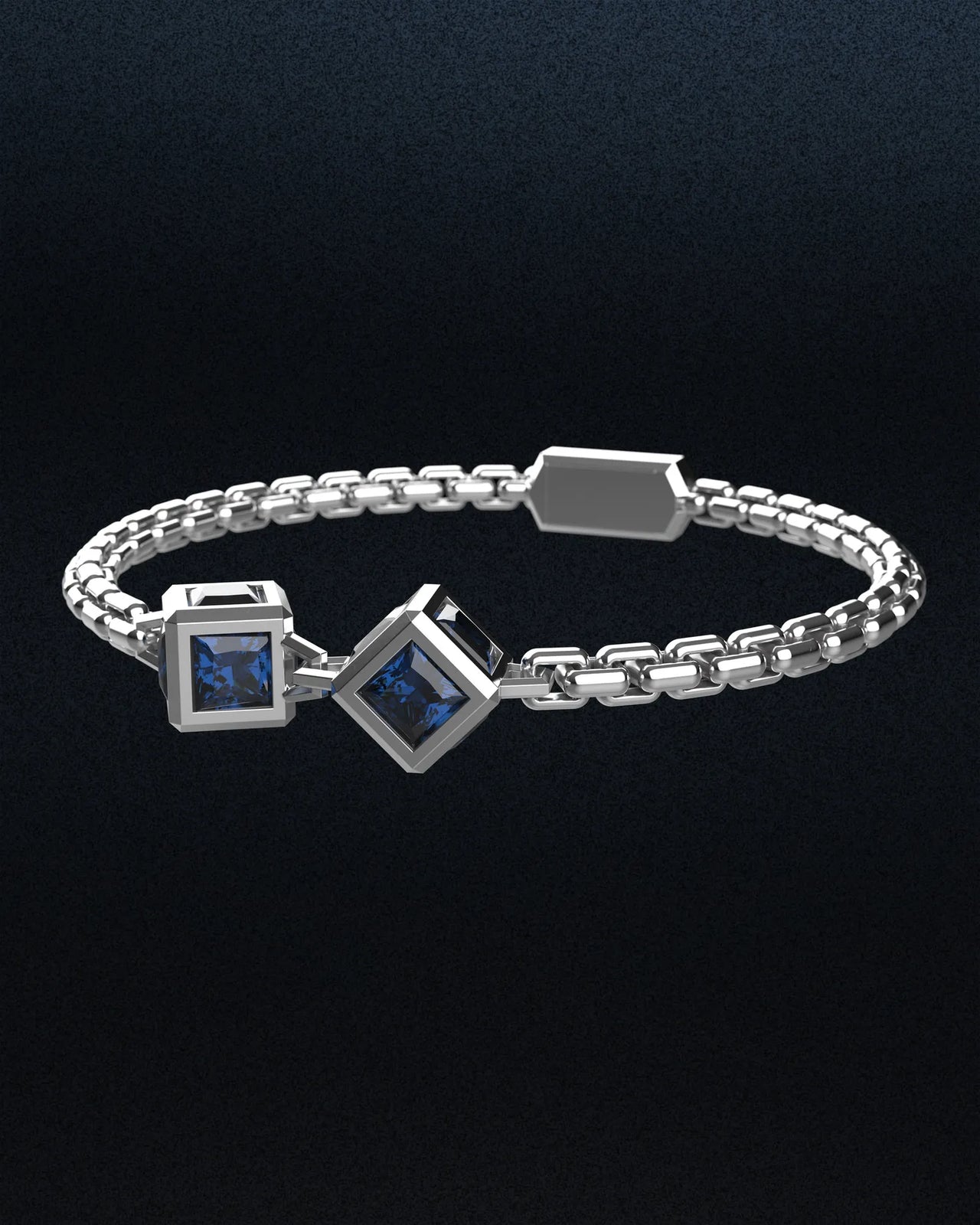 Double Monarch Cube Bracelet