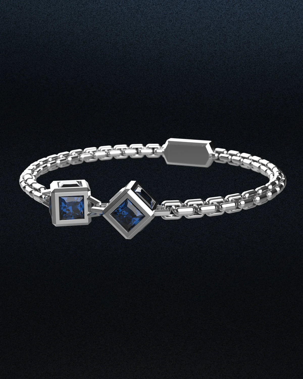 Double Monarch Cube Bracelet