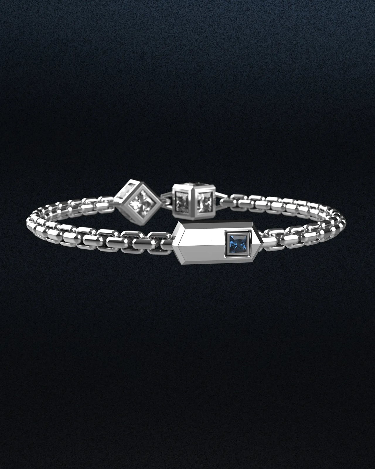 Double Monarch Cube Bracelet