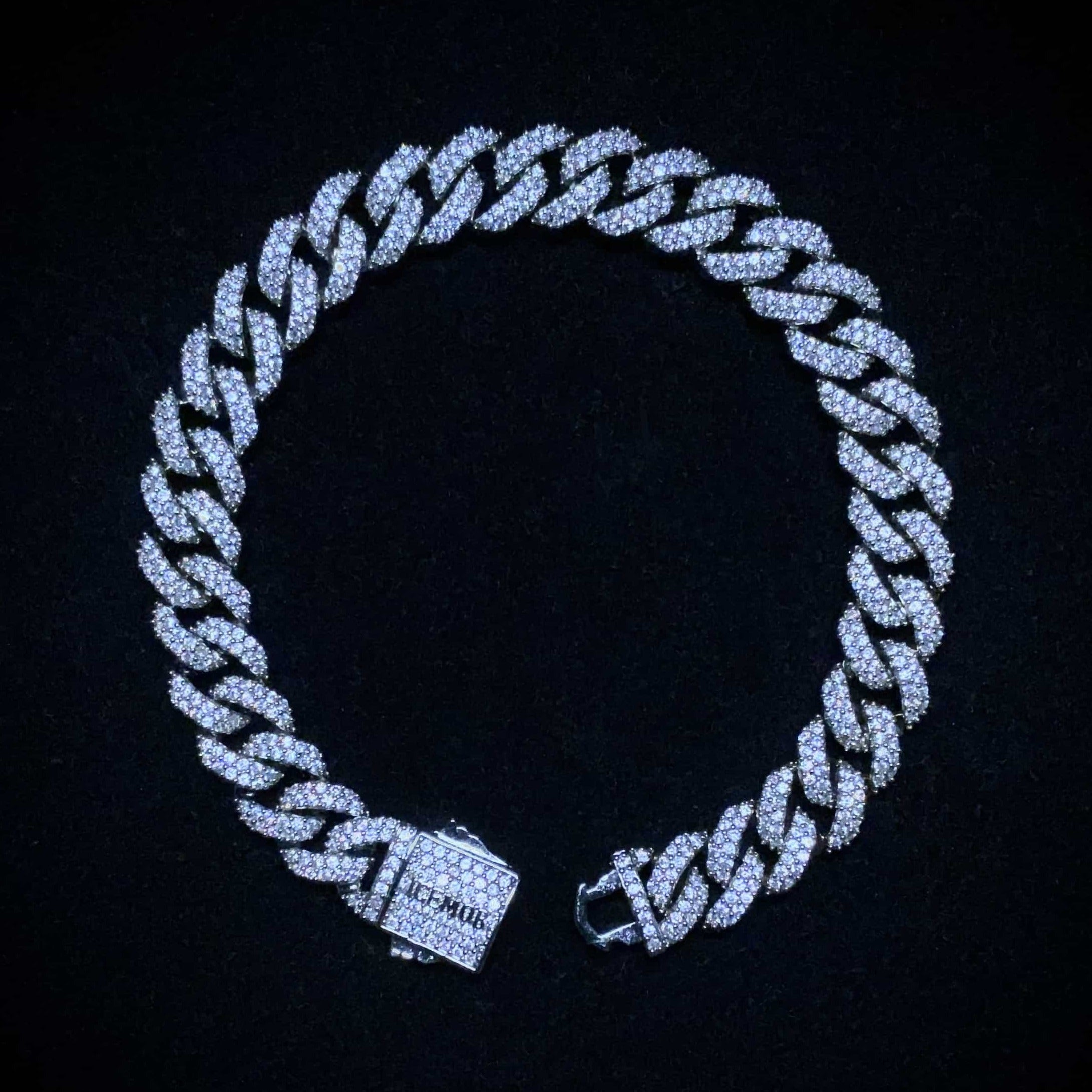 10mm Diamond Cuban Bracelet | Ice Mob