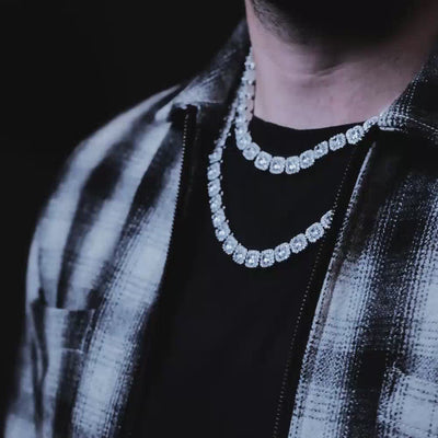 10mm Cluster Tennis Chain | Icemob