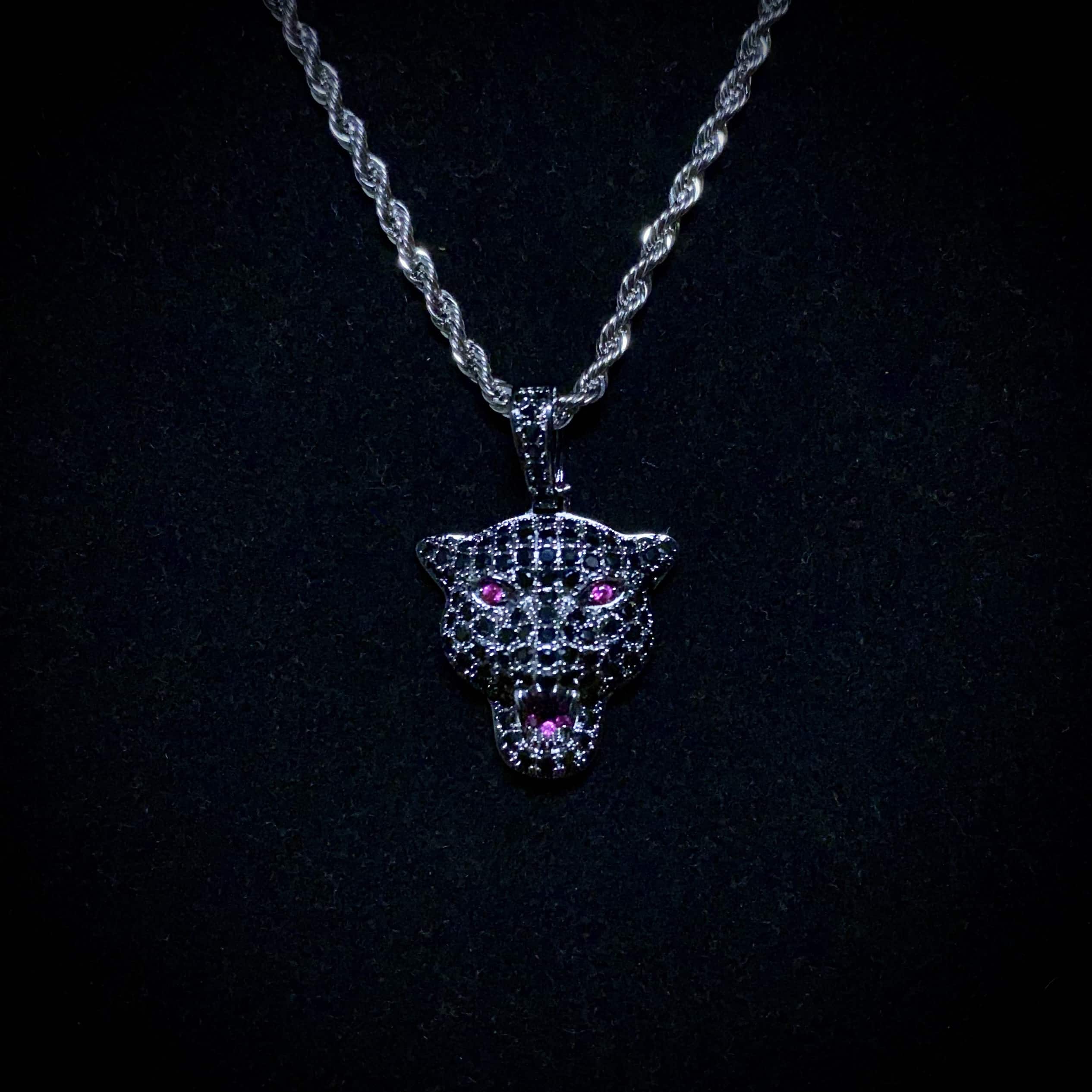 Iced Black Panther Pendant | Ice Mob